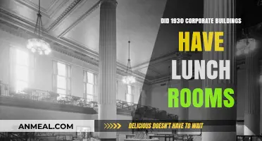 Exploring the Culinary Corners of 1930s Corporate Buildings: Did Lunch Rooms Exist?