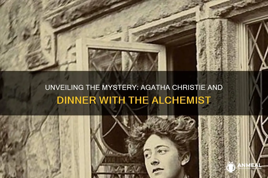 did agatha christie write dinner with the alchemist