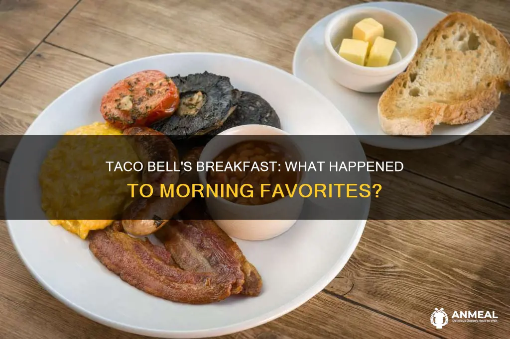 did all taco bells get rid of breakfast