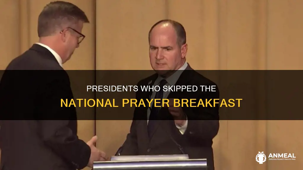 did any president not go to the national prayer breakfast