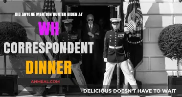 Hunter Biden's Absence: A Notable Silence at WH Correspondents' Dinner