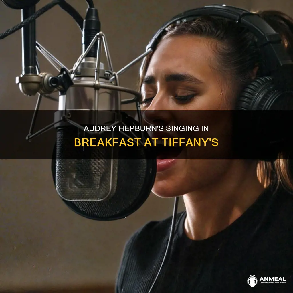 did audrey hepburn sing moon river in breakfast at tiffanies