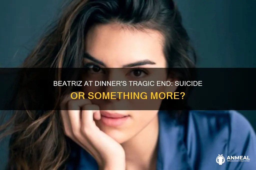 did beatriz at dinner kill herself