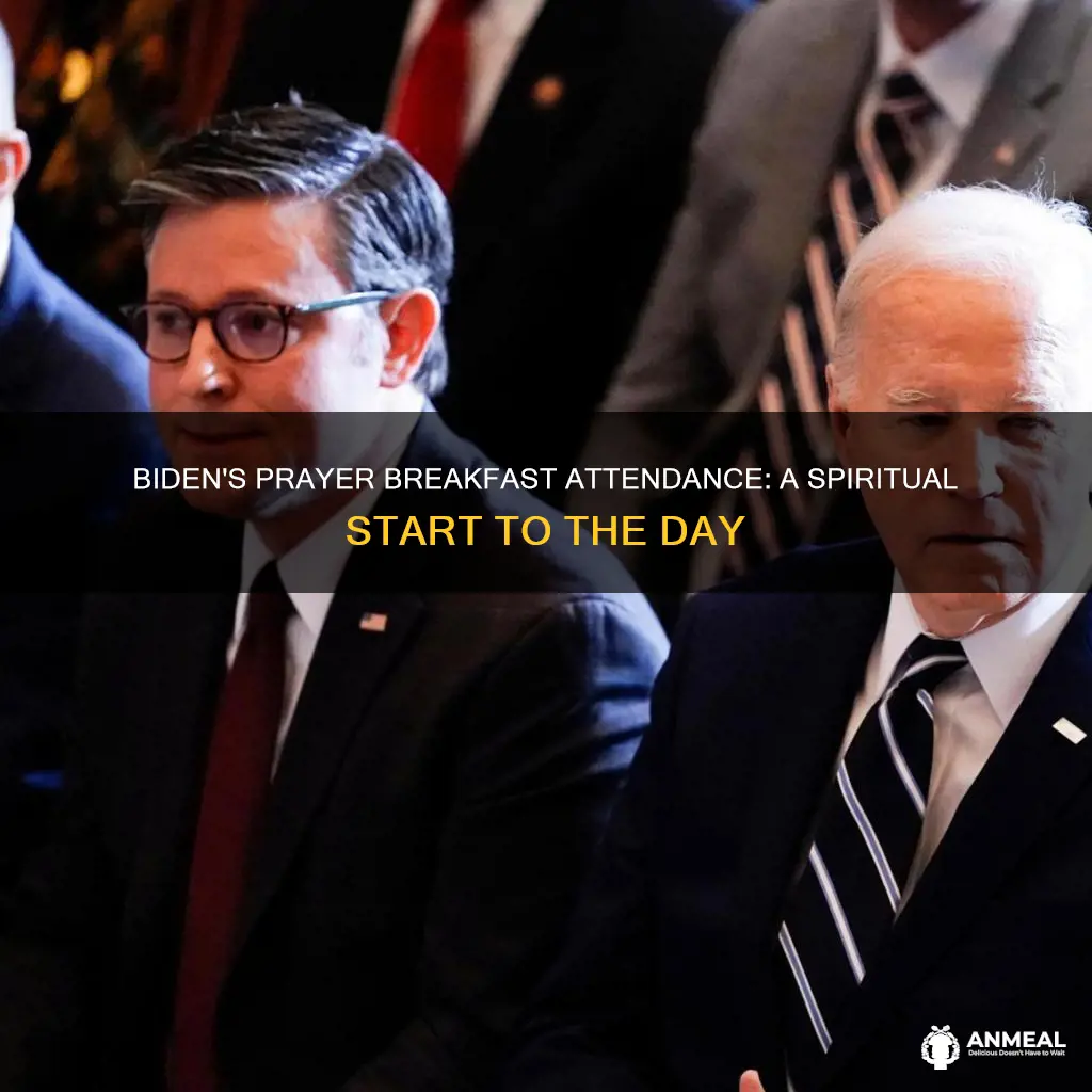 did biden go to the prayer breakfast