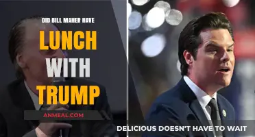 Bill Maher and Trump: A Surprising Lunch Encounter?