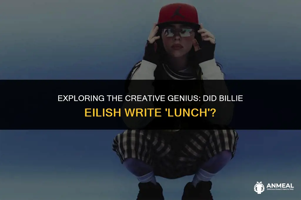 did billie eilish write lunch