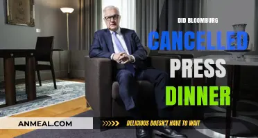 Bloomberg Cancels Press Dinner: Reasons Behind the Sudden Decision