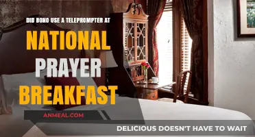 Bono's Teleprompter: National Prayer Breakfast Performance
