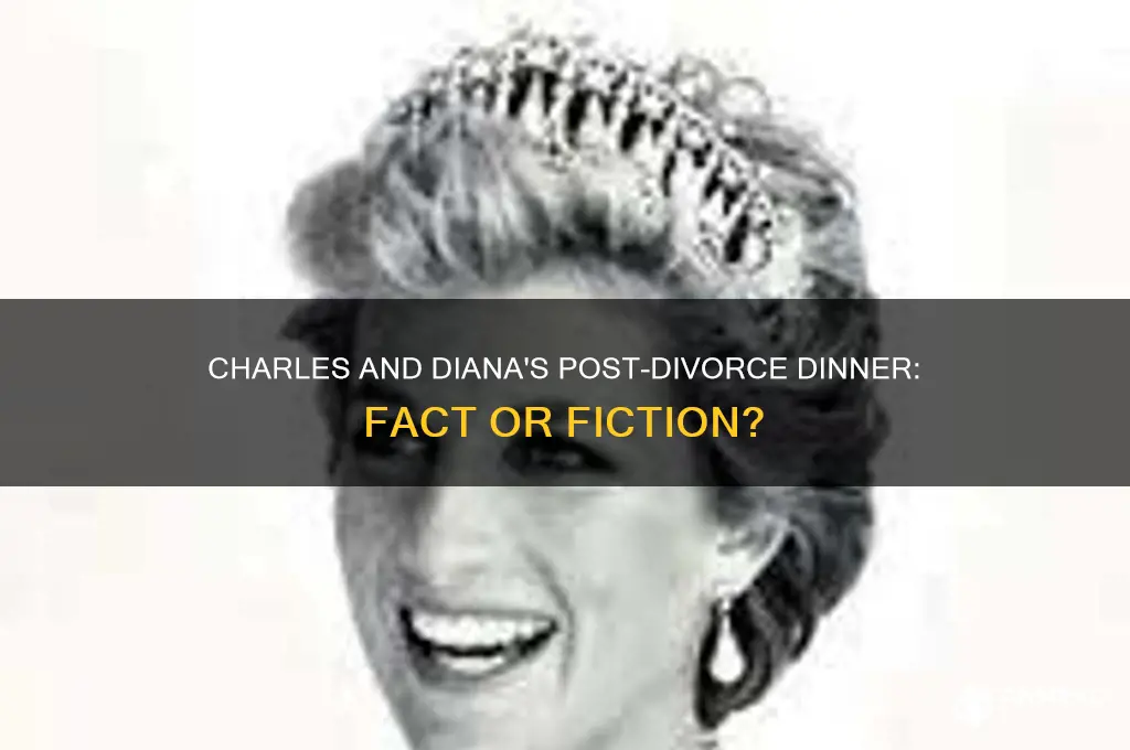 did charles and diana have dinner after divorce