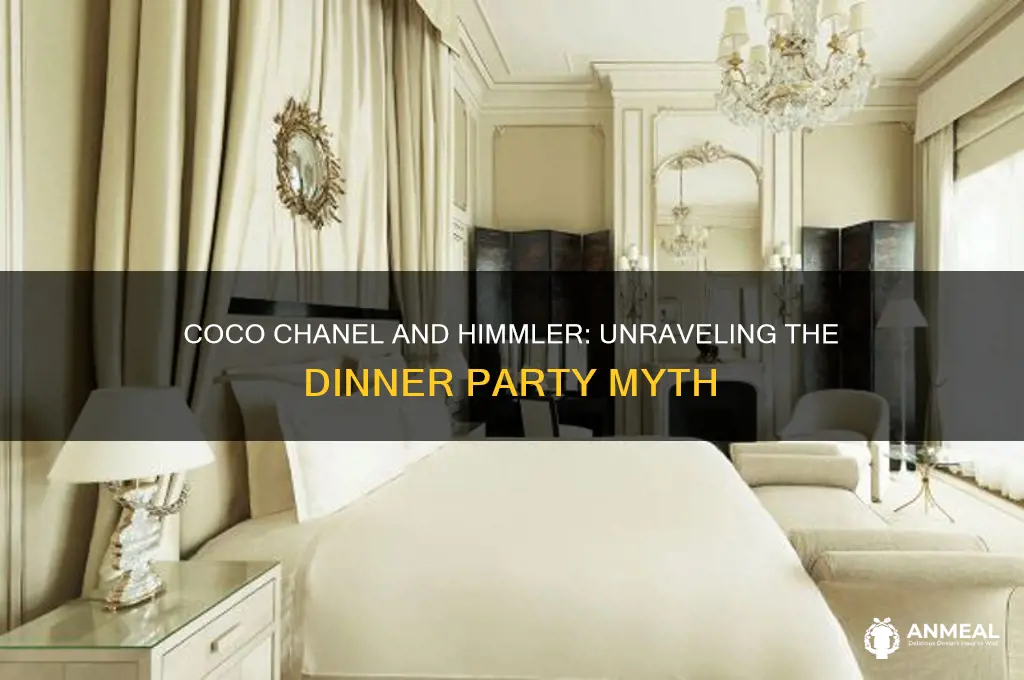 did coco chanel have dinner with himmler