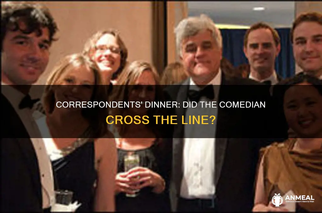 did comedian go too far at correspondents dinner