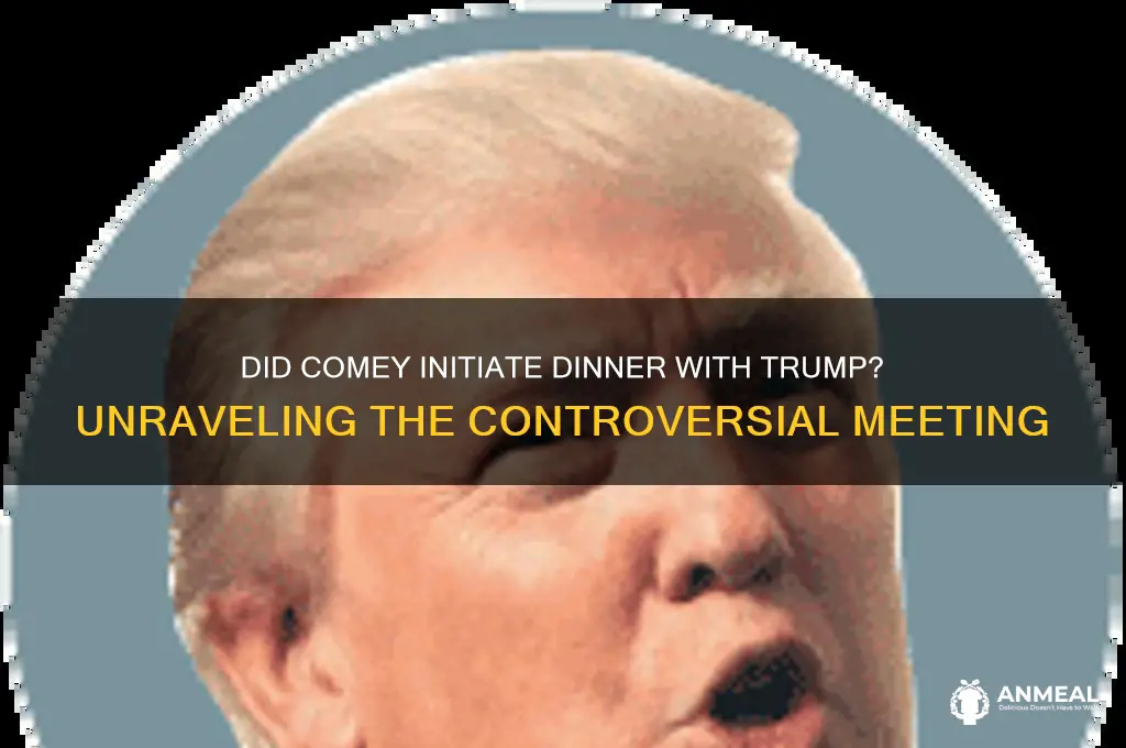 did comey ask for dinner with trump