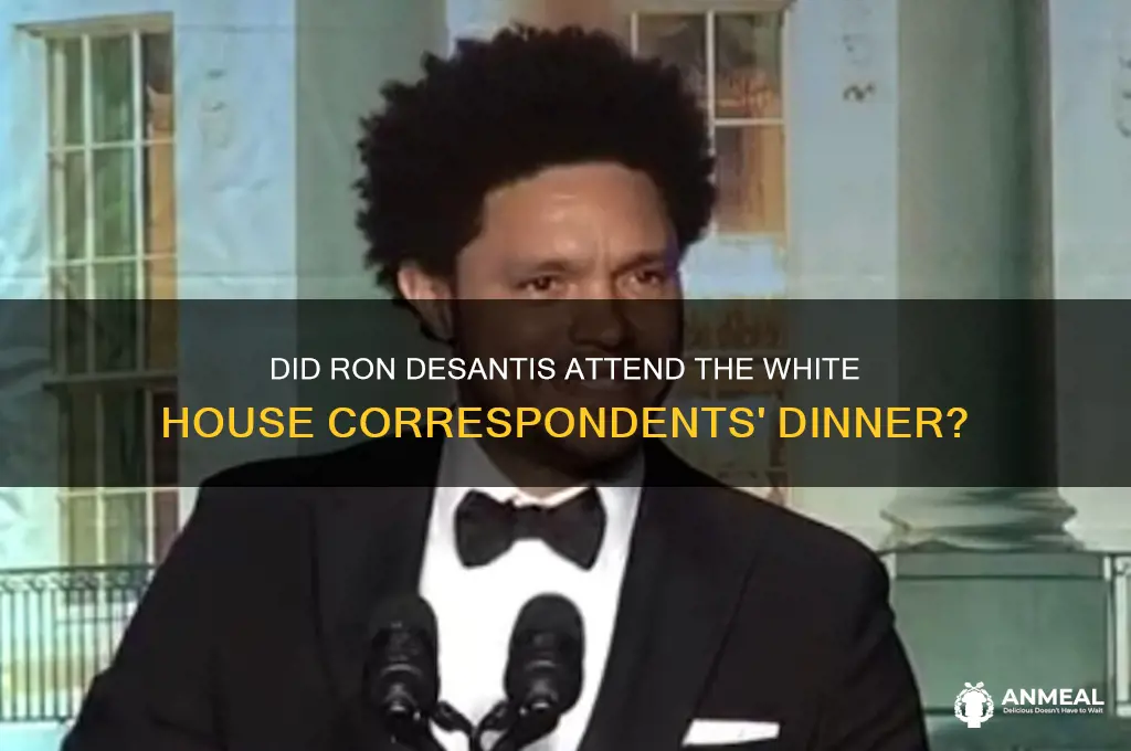 did desantis attend correspondents dinner