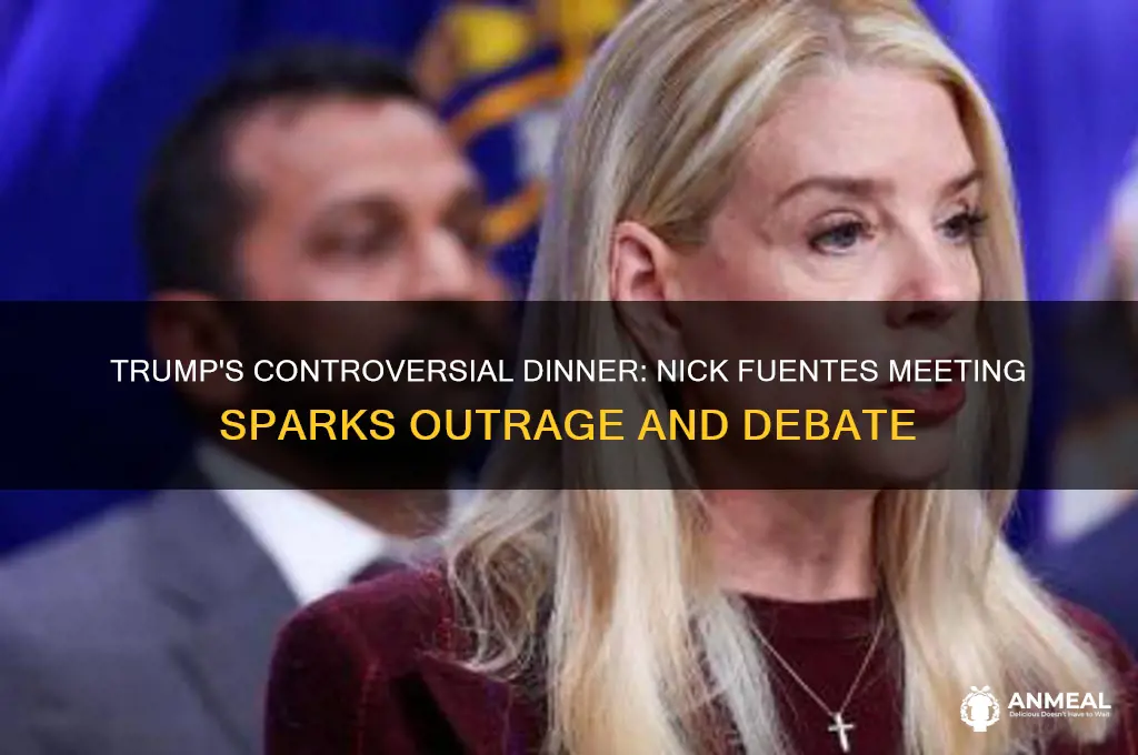 did donald trump have dinner with nick fuentes