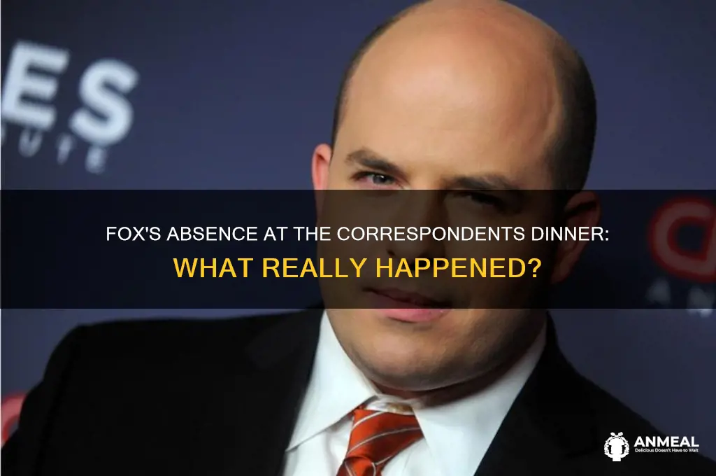 did fox go to the correspondents dinner