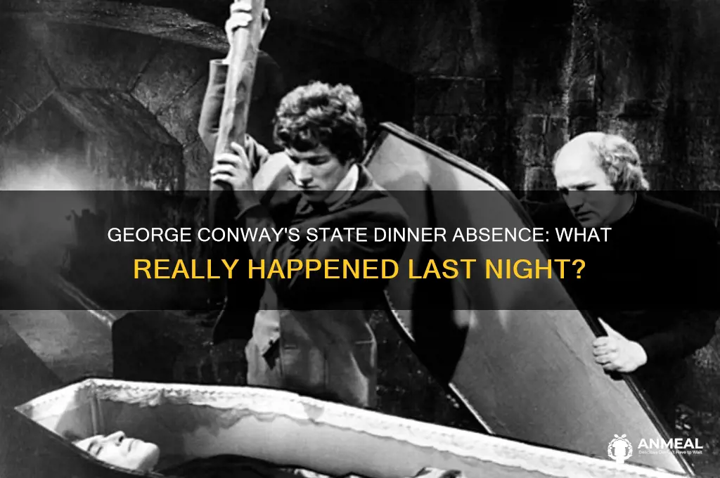 did george conway go to state dinner last night