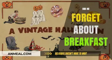 Did He Forget About Breakfast? Unraveling the Morning Mystery