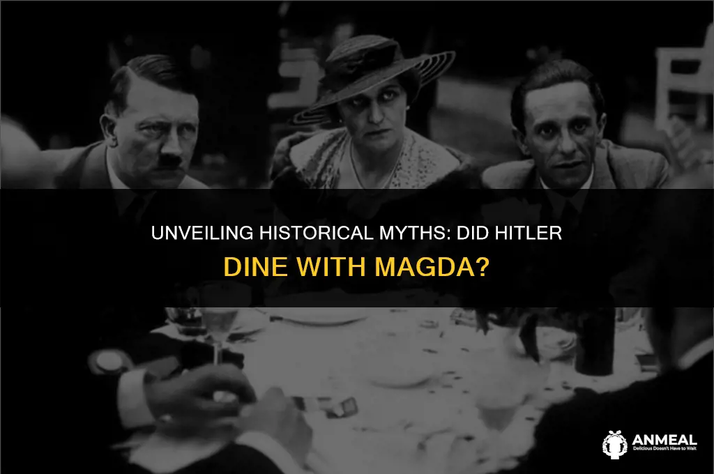 did hitler have lunch with magda