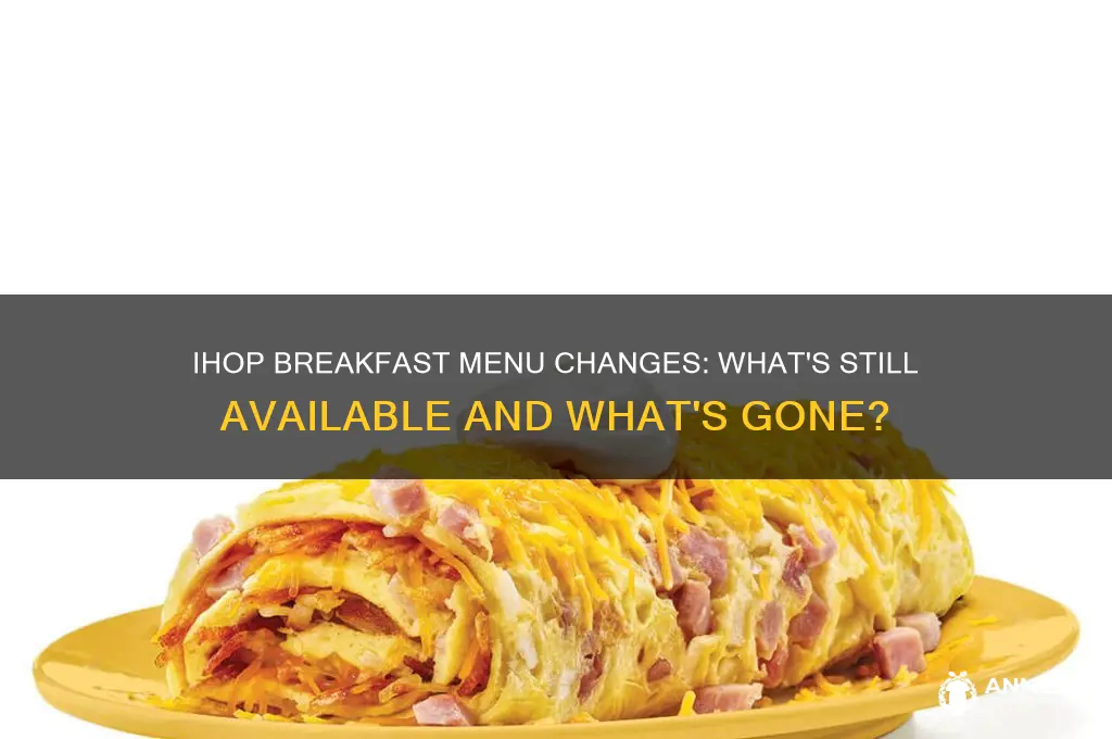 did ihop stop selling breakfast