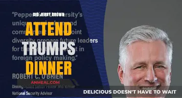 Jerry Brown's Absence: Did He Skip Trump's Dinner Event?