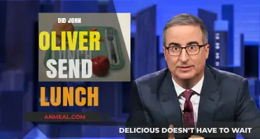 Did John Oliver Send Lunch? A Comedic Mystery Unfolds