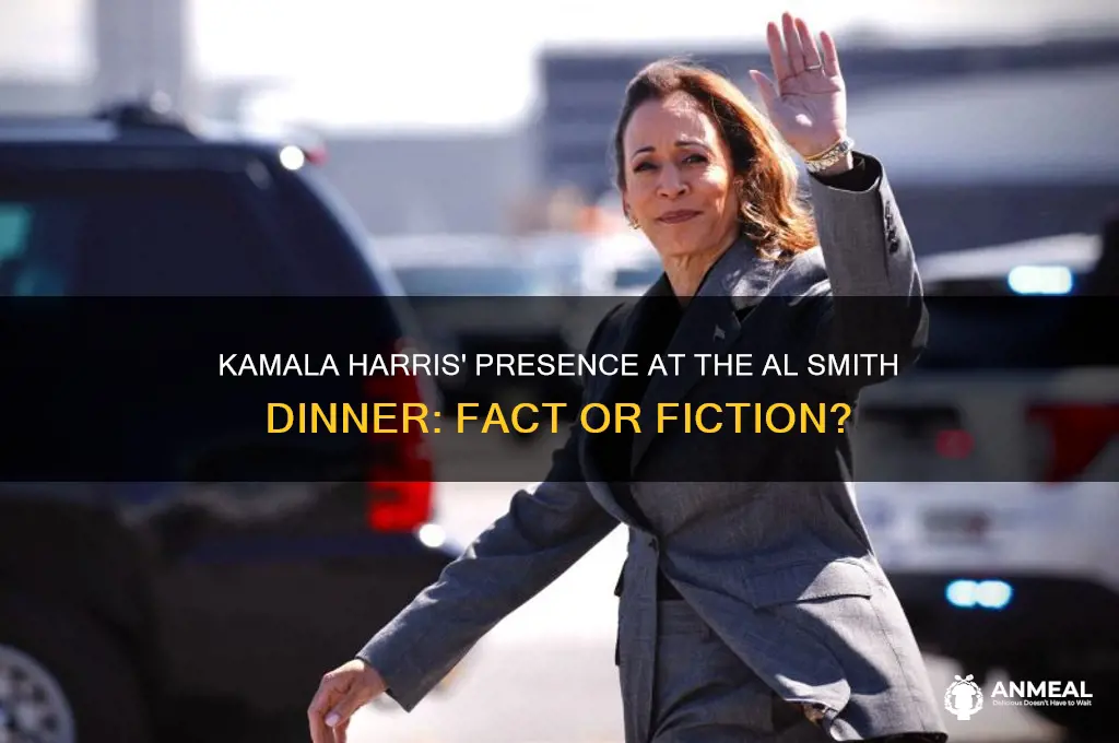 did kamala attend the al smith dinner