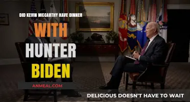 Kevin McCarthy and Hunter Biden's Dinner: Fact or Fiction?