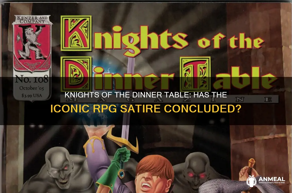 did knights of the dinner table end
