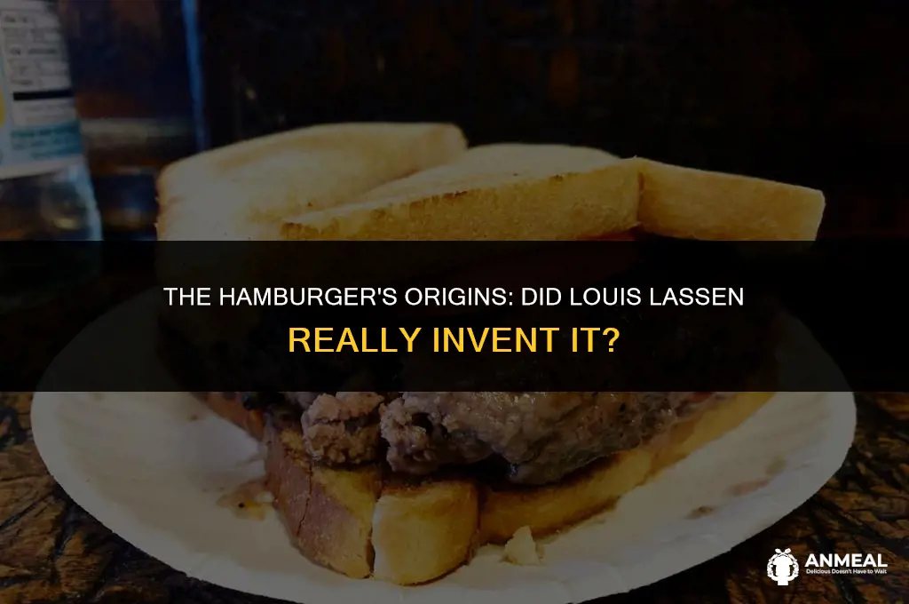 did louis lunch invent the hamburger
