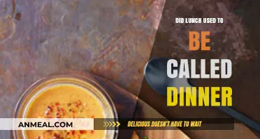 Lunch or Dinner: Unraveling the Historical Shift in Meal Names