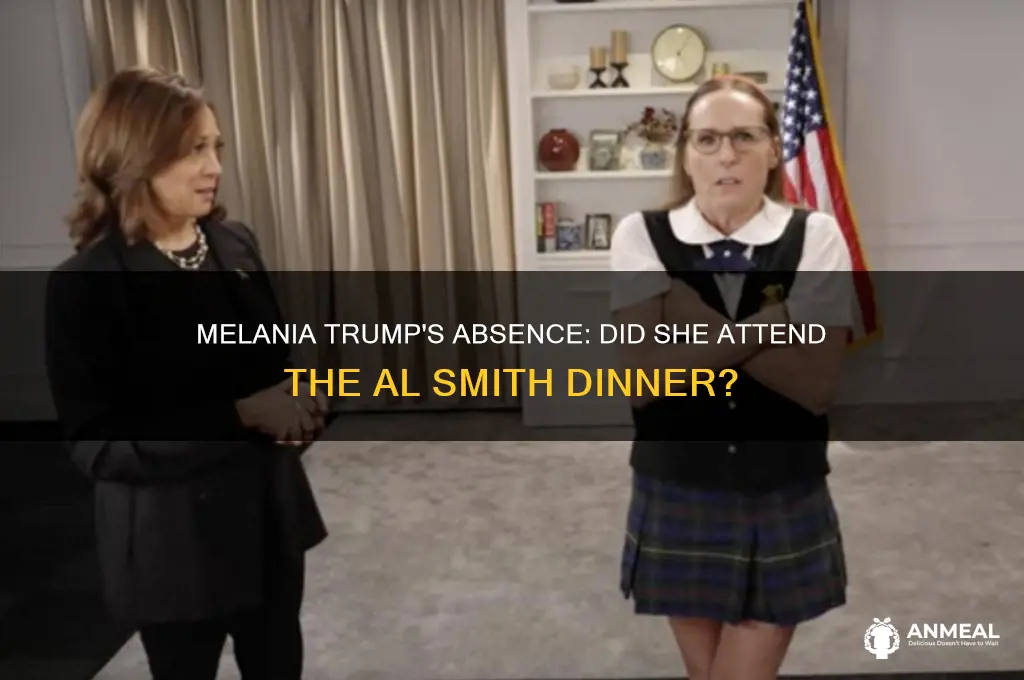 did melania attend al smith dinner