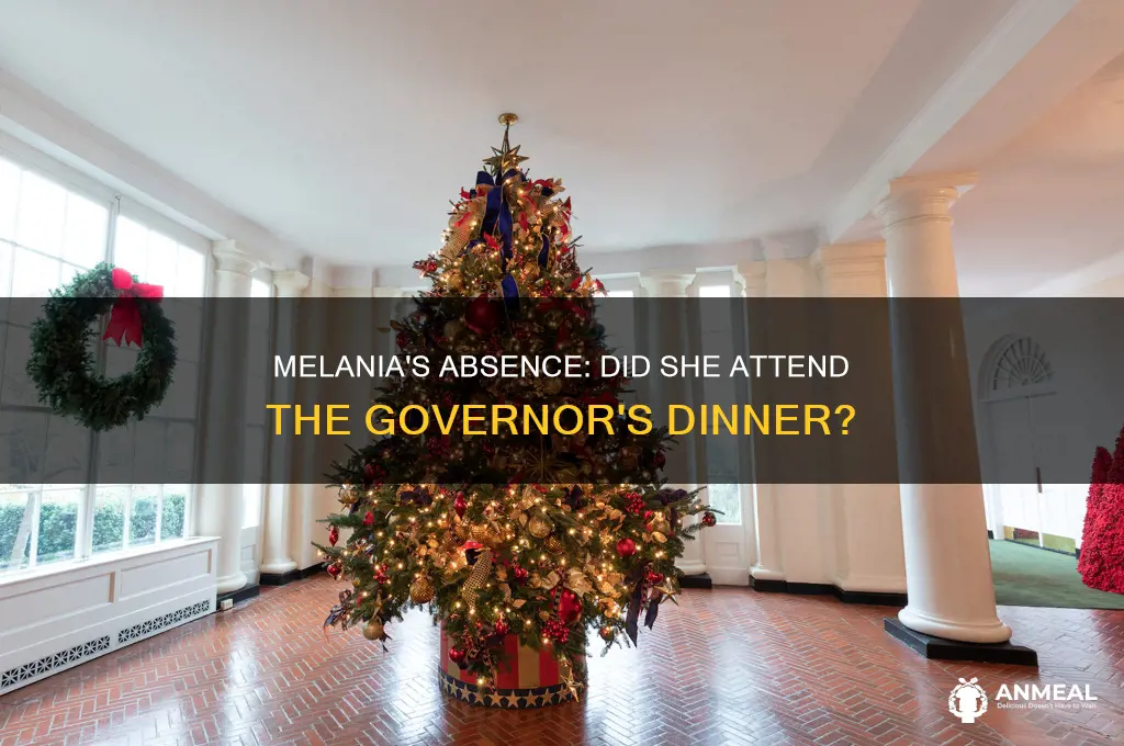 did melania attend govornor