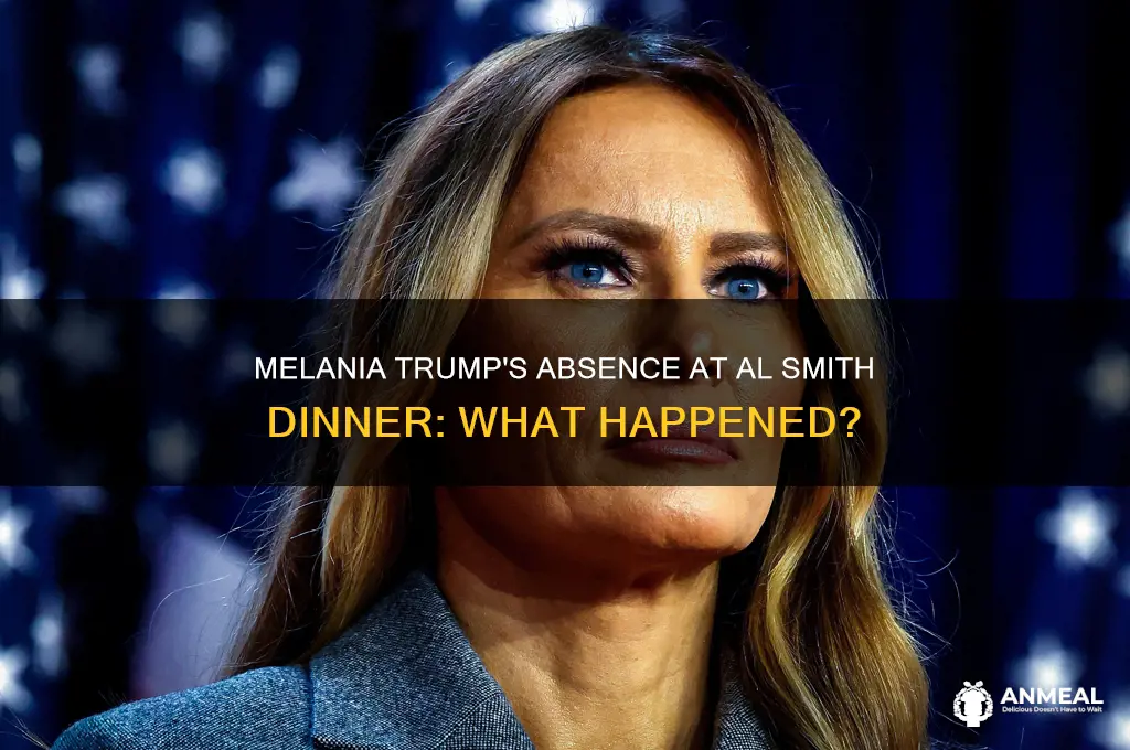 did melania go to al smith dinner