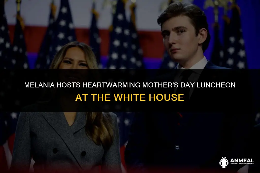 did melania host mothers day lunch