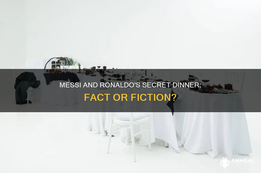 did messi and ronaldo have dinner together