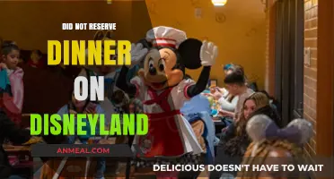 Oops! I Forgot to Reserve Dinner at Disneyland: What Now?