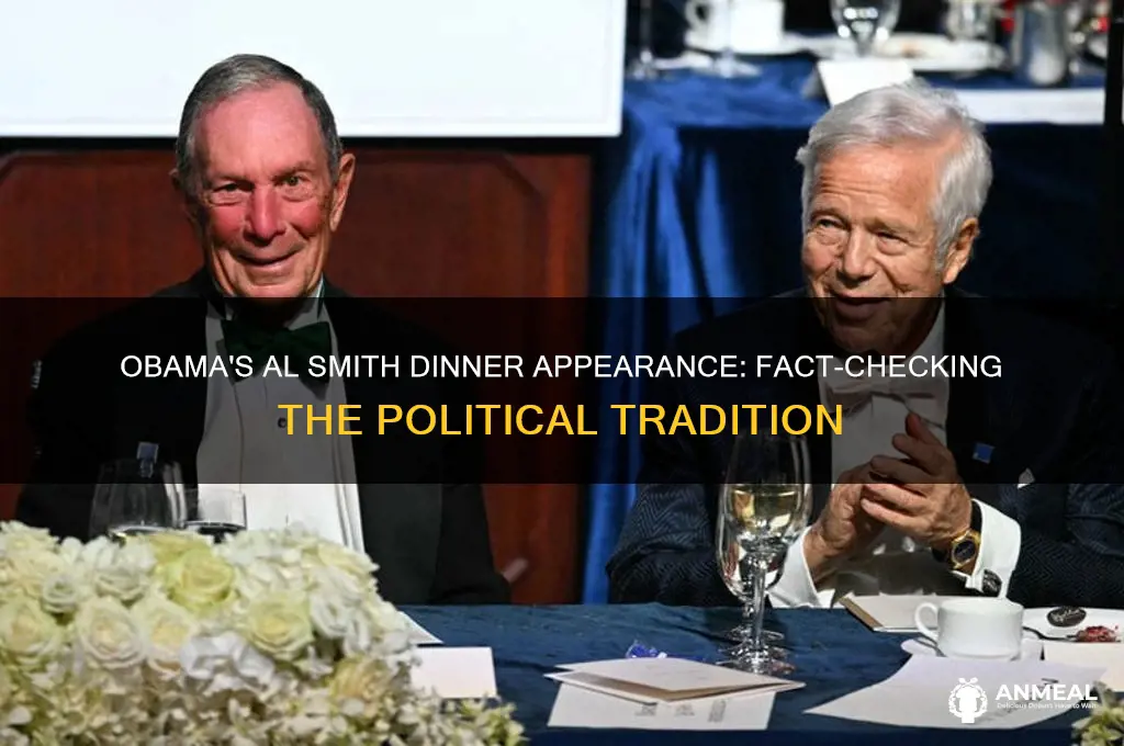 did obama attend the al smith dinner
