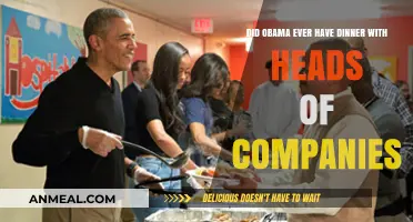 Obama's Corporate Dinners: Did He Dine with Company Heads?