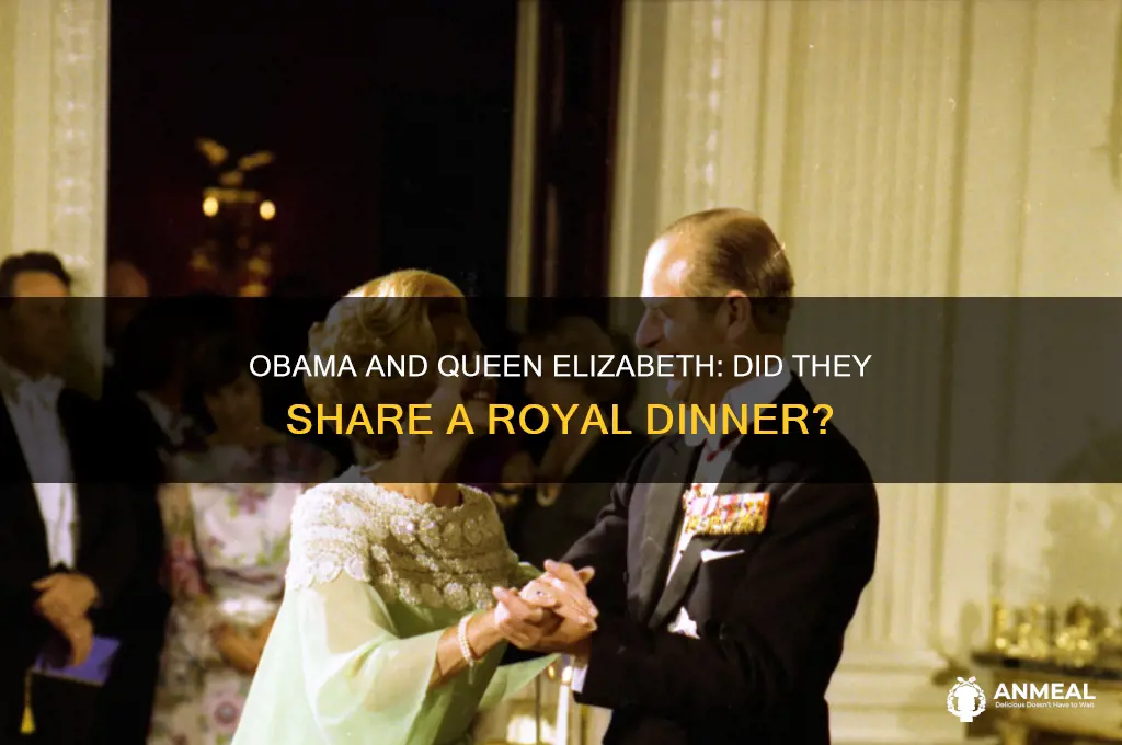 did obama ever have dinner with queen elizabeth