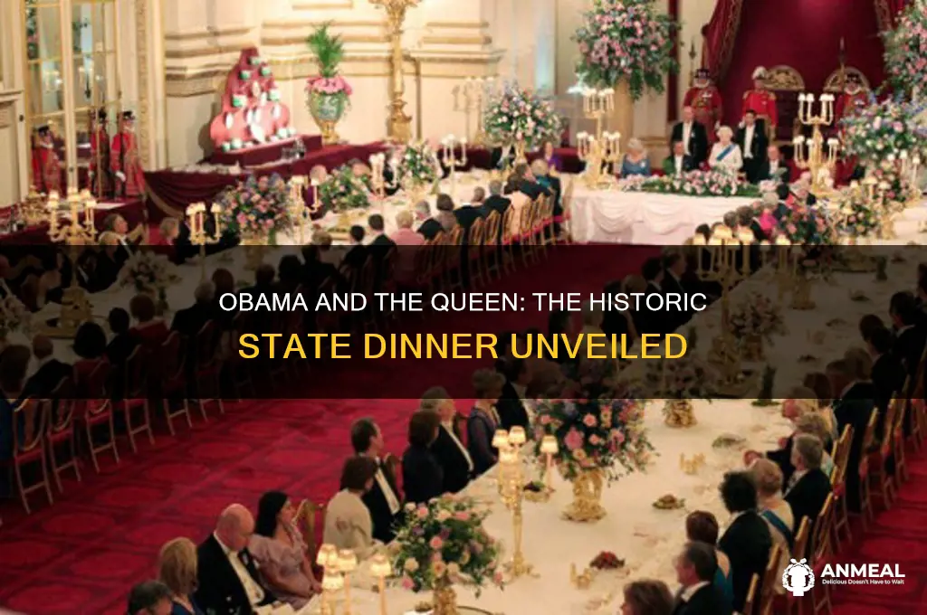 did obama have a state dinner with the queen