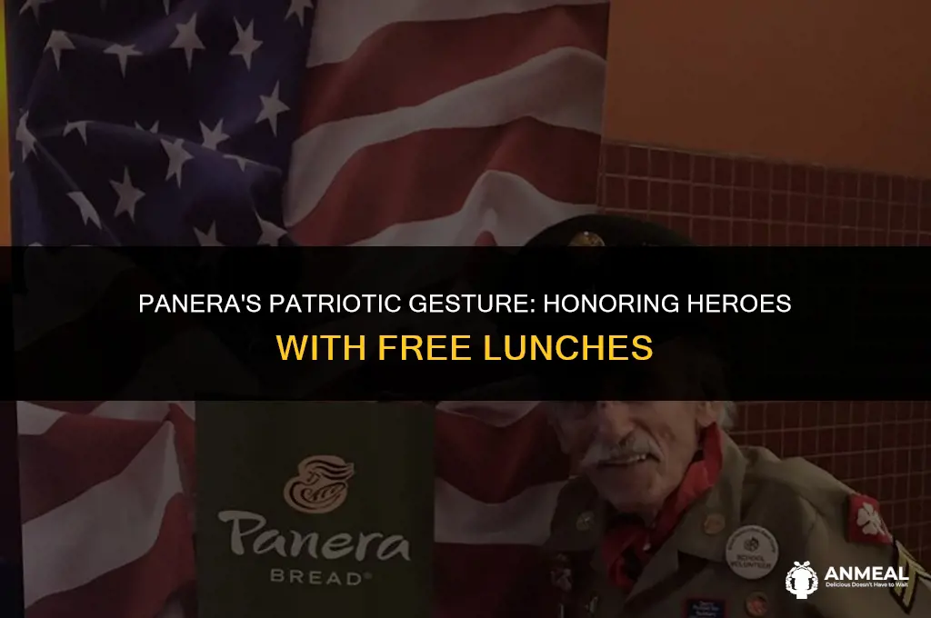 did panera offer honor lunches