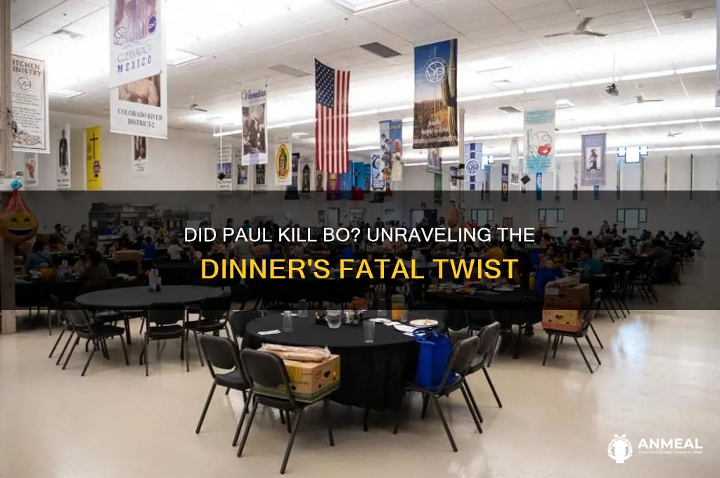 did paul kill bo at the end of the dinner