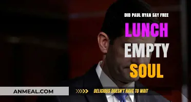 Paul Ryan's Controversial 'Free Lunch' Remark Sparks Debate