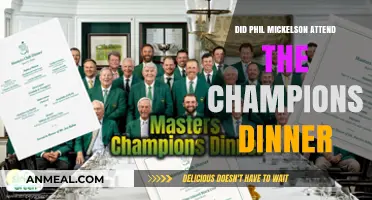 Phil Mickelson's Absence: Did He Miss the Champions Dinner?