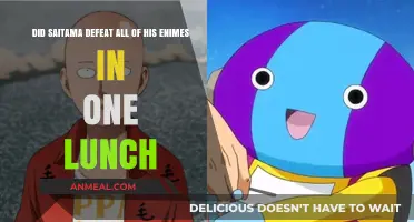 Saitama's Unmatched Power: Defeating Enemies in a Single Lunch Break
