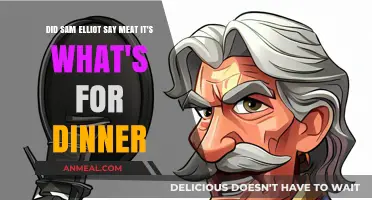 Did Sam Elliot Really Say 'Meat, It's What's for Dinner'?
