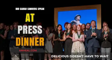 Sarah Sanders' Press Dinner Speech: What Really Happened?