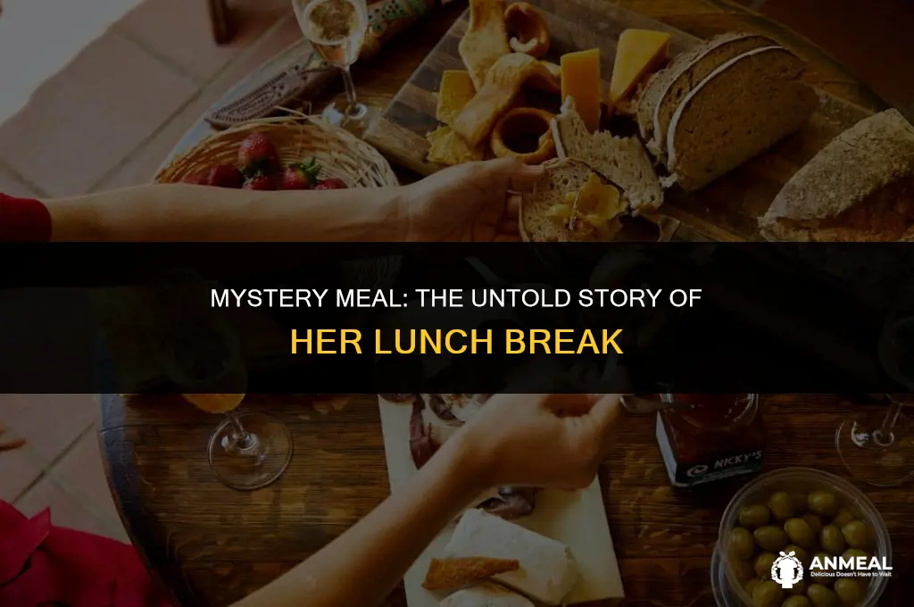 did she go to lunch