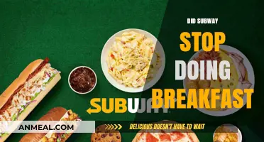 Did Subway Discontinue Breakfast? Exploring the Menu Changes and Reasons