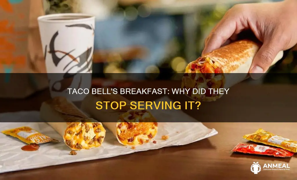 did taco bell stop selling breakfast